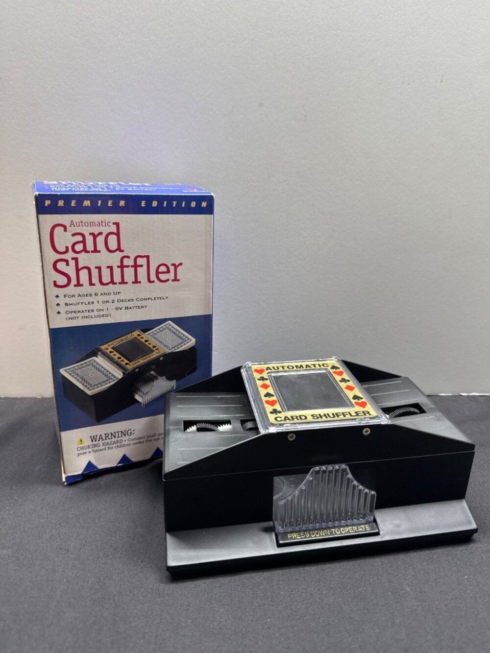 Automatic Card Shuffler Premier Edition By Cardinal Industries For 1 Or 2 Decks
